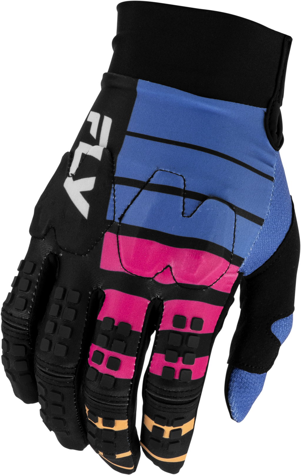 FLY Racing Evolution DST Bolt Gloves (2027) - Black / Blue / Multi - View 1