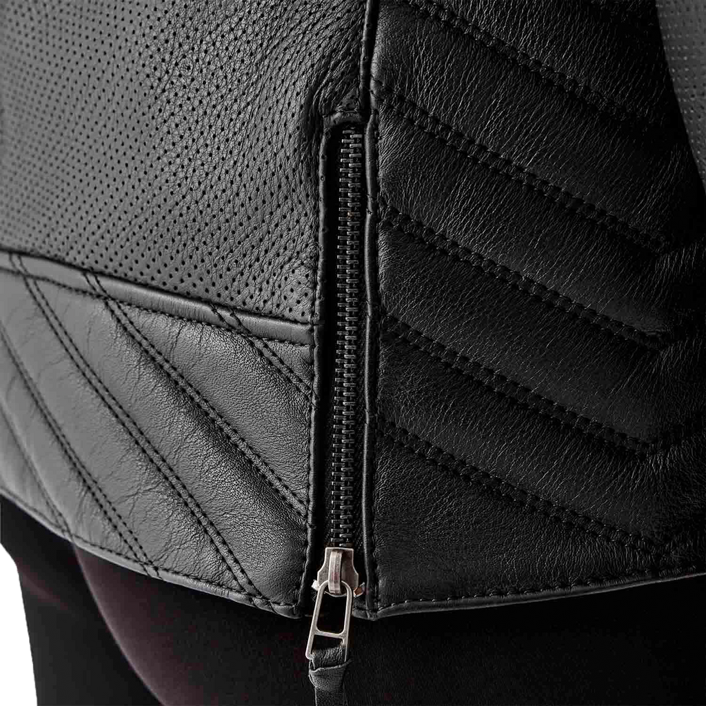 RST Roadster Air CE Women's Leather Jacket - Black - View 6
