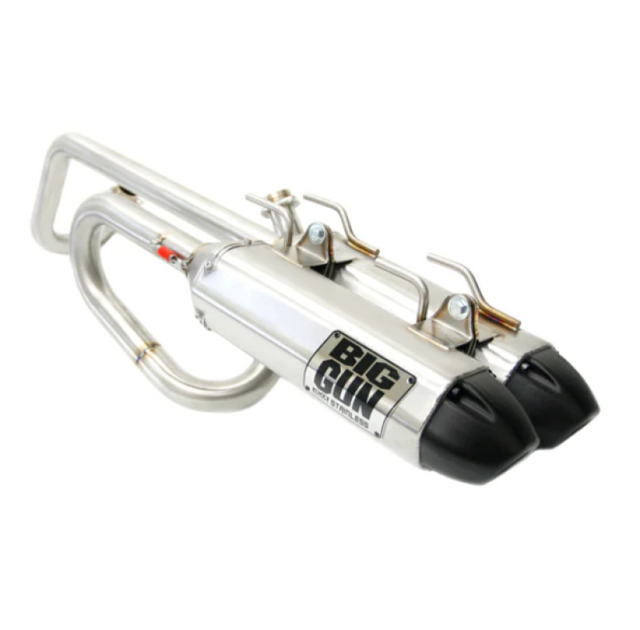 14-5703 Big Gun 12-16 Arctic Cat Wildcat 1000i H.O./4/X EXO Stainless Dual Full Syst Exhaust