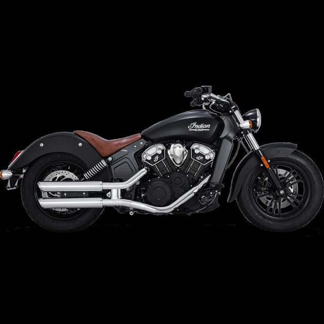 18323 Vance & Hines 15-20 Indian Scout/Bobber Twin Slash 3in PCX Slip-On Exhaust