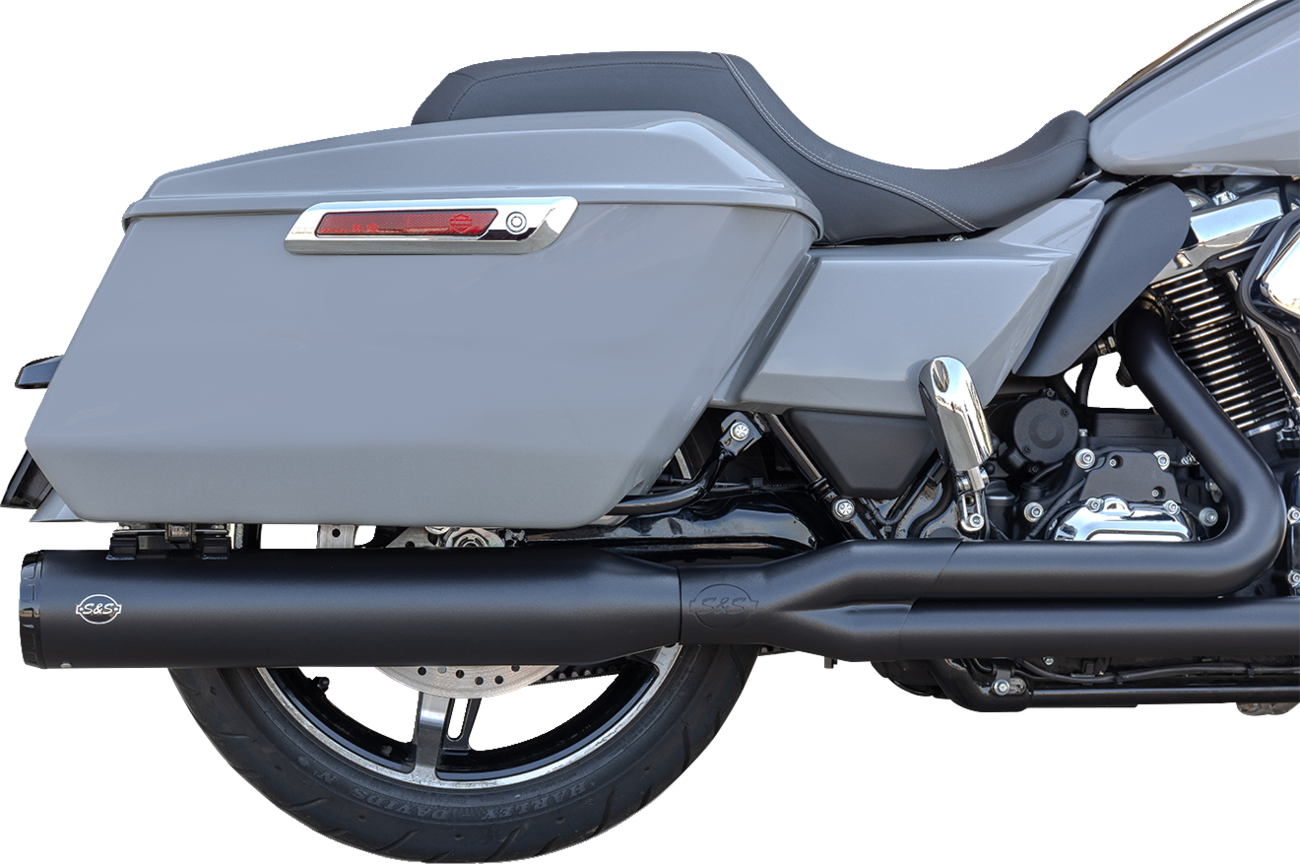 2-into-1 GNX Exhaust System - Race Only - Guardian Black - Touring