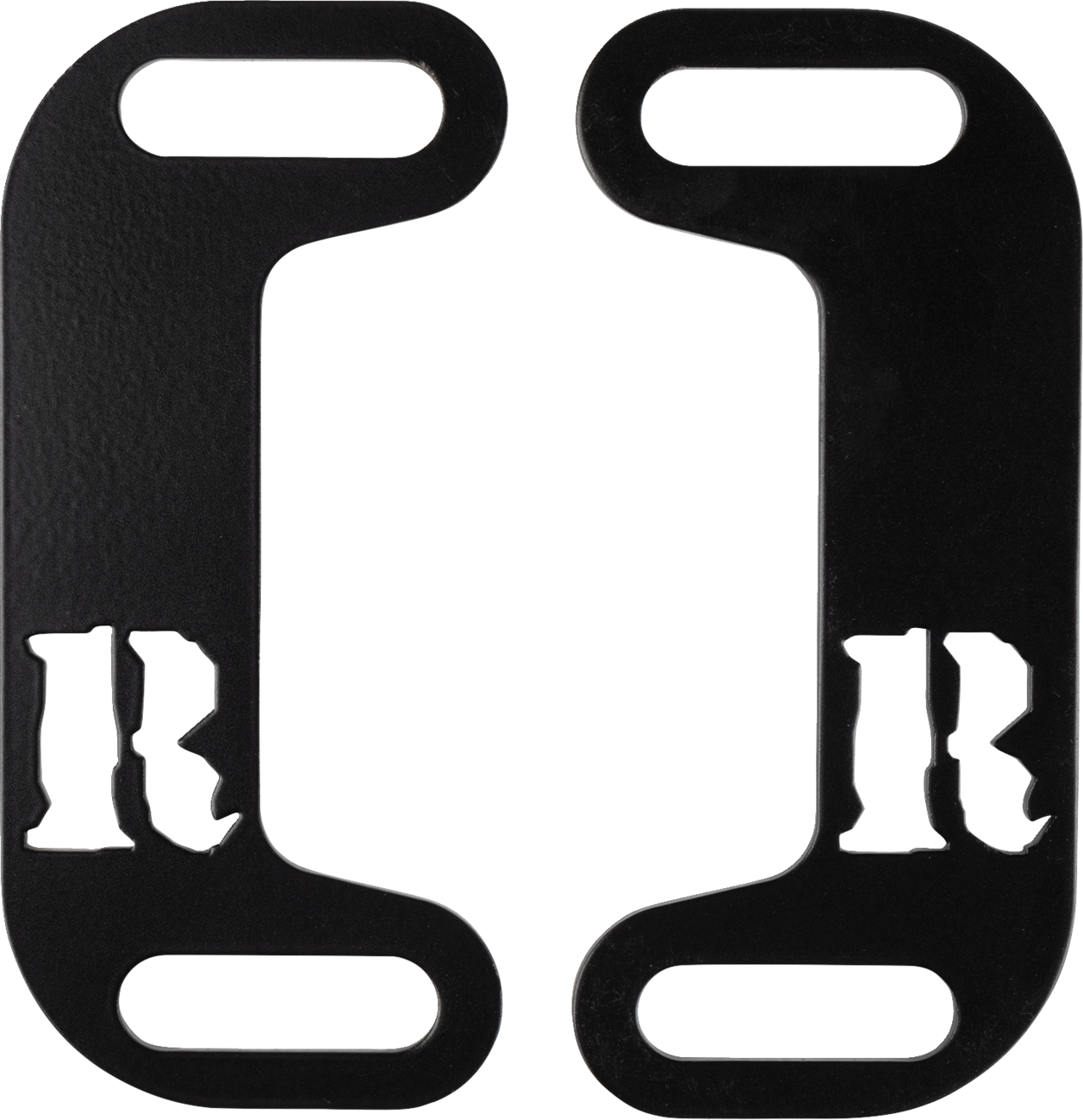 RICKRAK Centering Muffler Brackets - Powder-Coated / Black 1861-1798