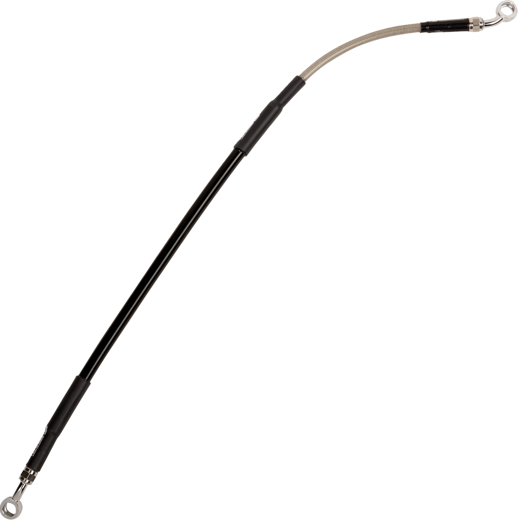 MOOSE OFFROAD Stainless Steel Braided Brake Line - Brake Line / Stainless Steel 1741-6807