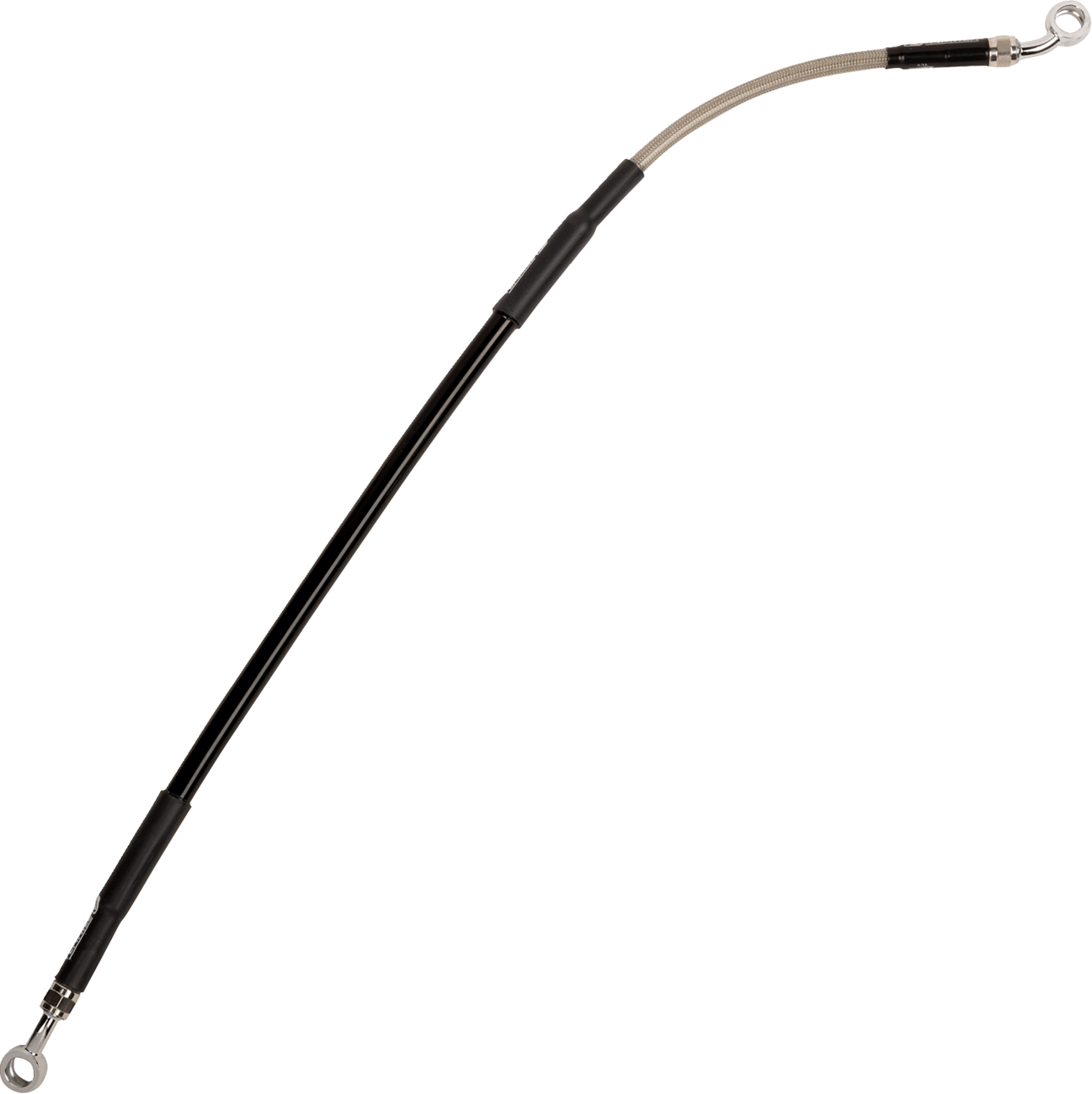 MOOSE OFFROAD Stainless Steel Braided Brake Line - Brake Line / Stainless Steel 1741-6807