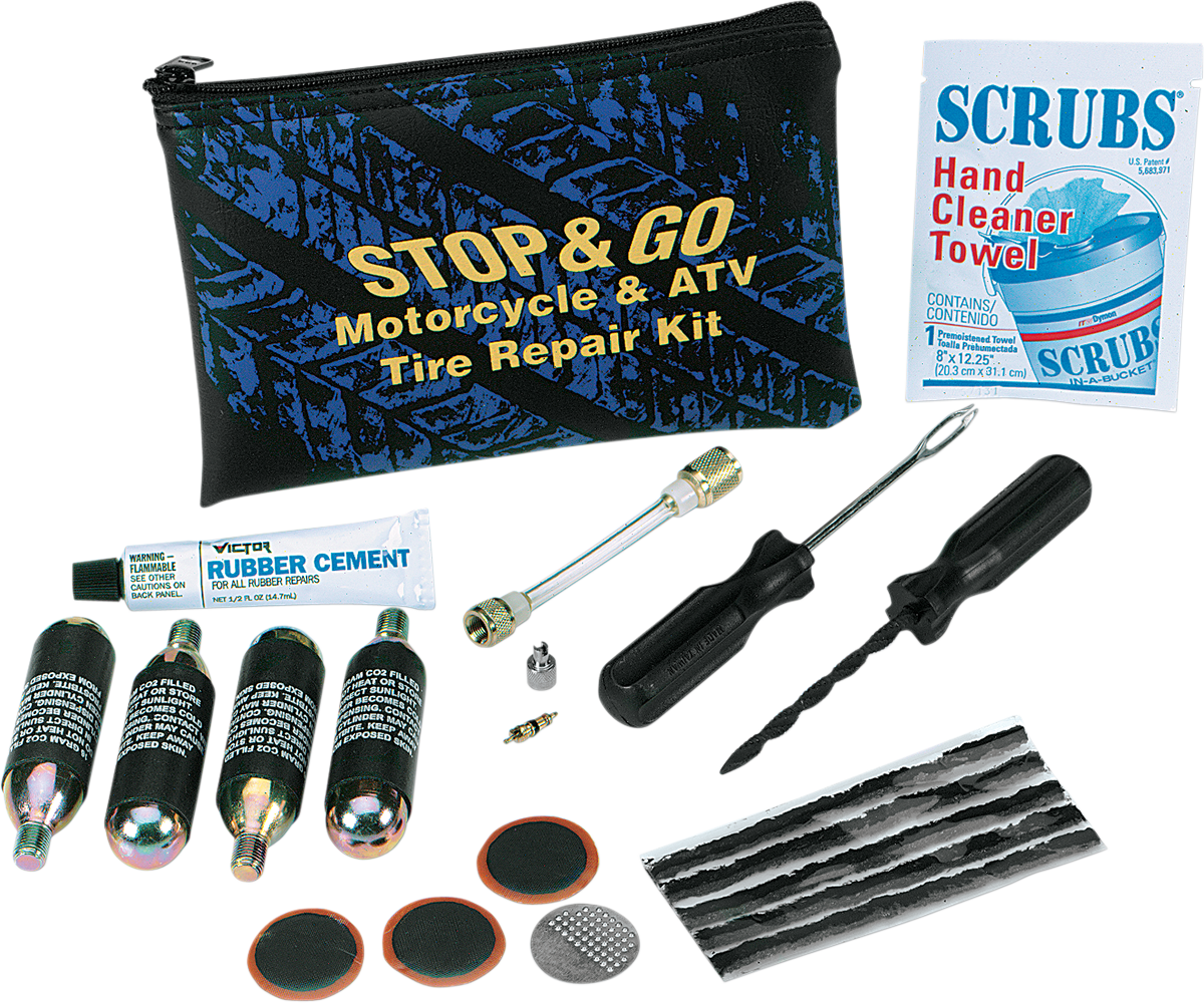 STOP & GO INTERNATIONAL CO² Tire Repair Kit - Repair Kit / Tire/CO² Cartridge SG1066