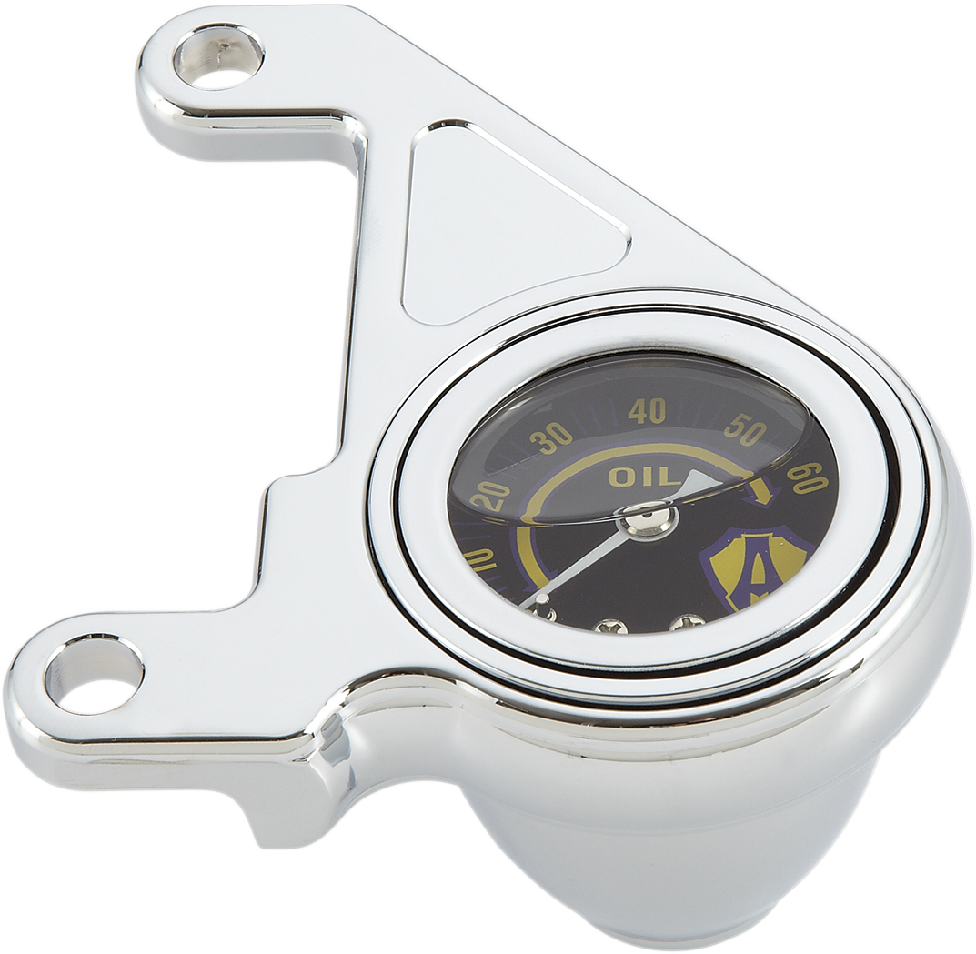 ARLEN NESS Oil Pressure Gauge Kit - Radius / Chrome DS-244121
