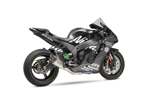 Yoshimura ZX-10R/RR 21-26 Race AT2 Stainless 3/4 Exhaust, w/ Stainless Muffler
