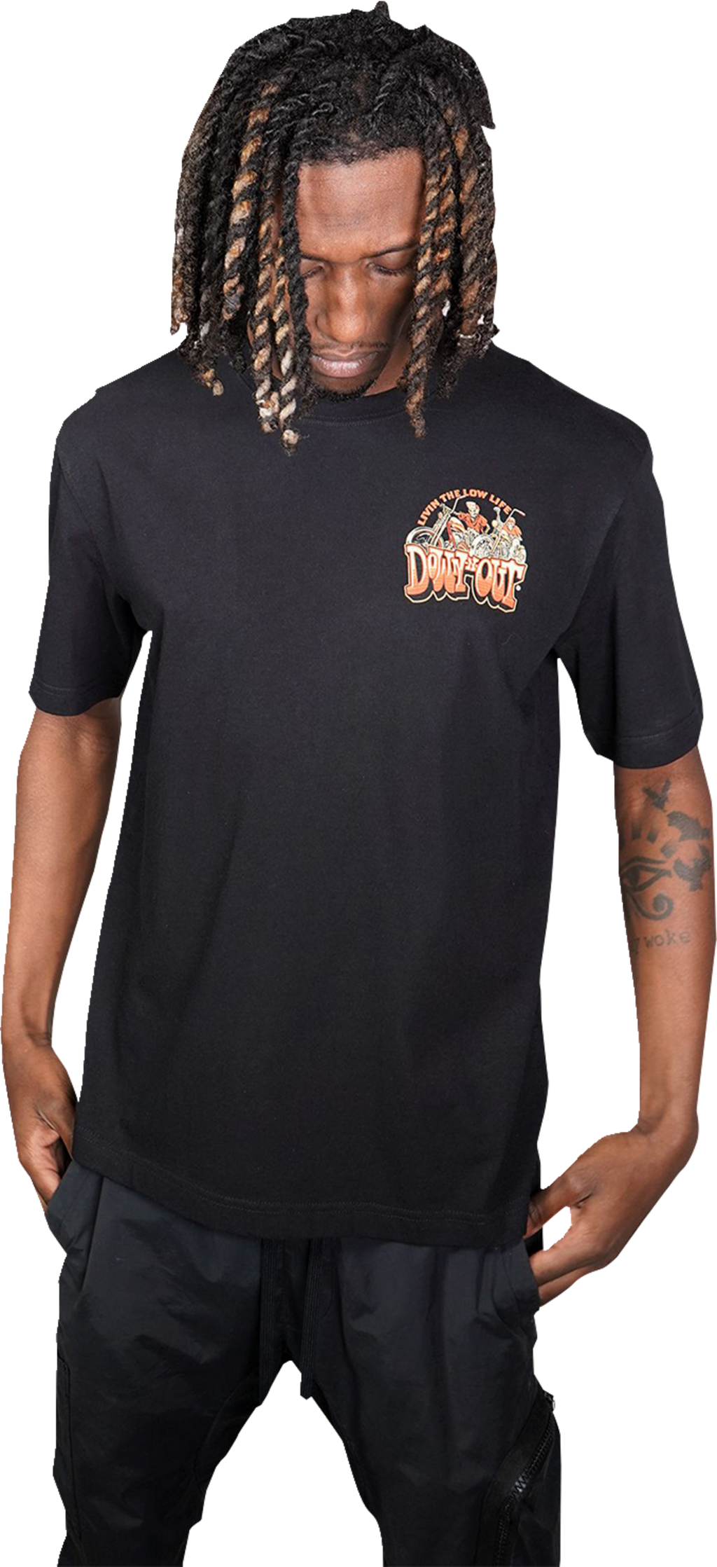 LETHAL THREAT Down-N-Out 4 Life T-Shirt
