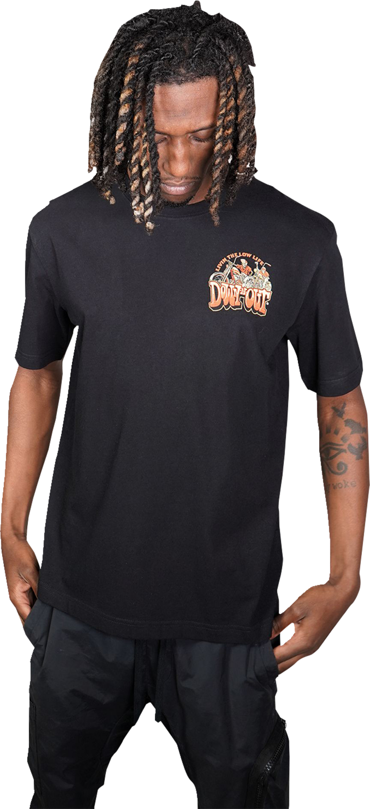 LETHAL THREAT Down-N-Out 4 Life T-Shirt