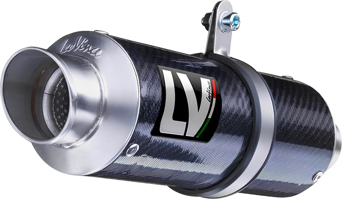 LeoVince GP Corsa Slip-On Muffler - Kawasaki Ninja 400/500 3389U 2018-2026