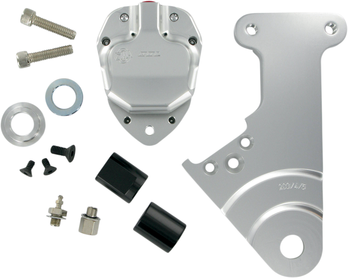 GMA ENGINEERING BY BDL Ironhead Vintage Rear Brake Caliper - Rear Caliper / 79-81 XL / Clear Anodized 1701-0258
