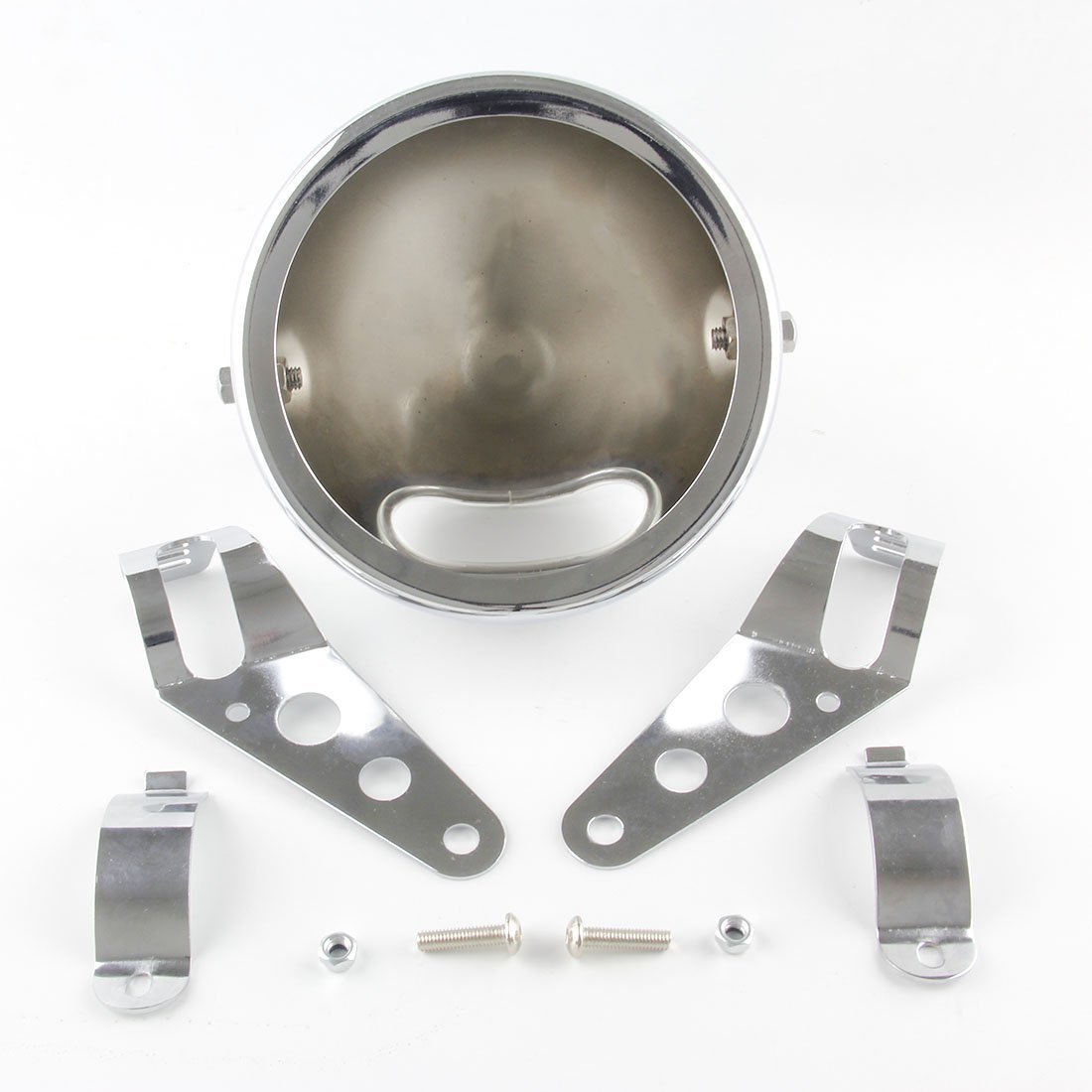 Eagle Lights 7" Meteor Headlight Bucket Housing for Motorcycles with 32MM to 40MM Fork Tubes