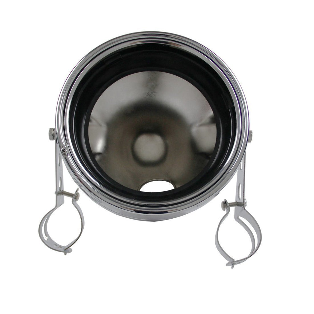 Eagle Lights 7" Meteor Headlight Bucket Housing for Motorcycles with 32MM to 40MM Fork Tubes