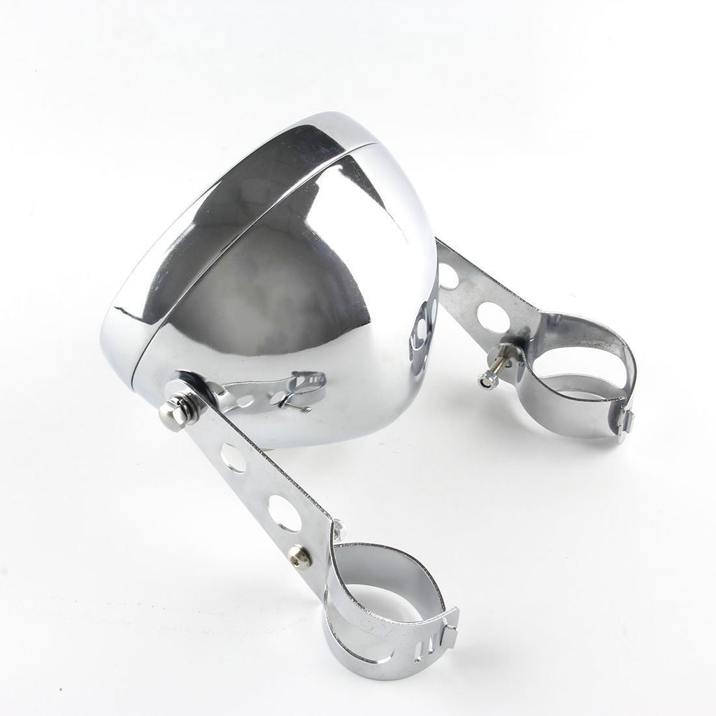 Eagle Lights 7" Meteor Headlight Bucket Housing for Motorcycles with 32MM to 40MM Fork Tubes