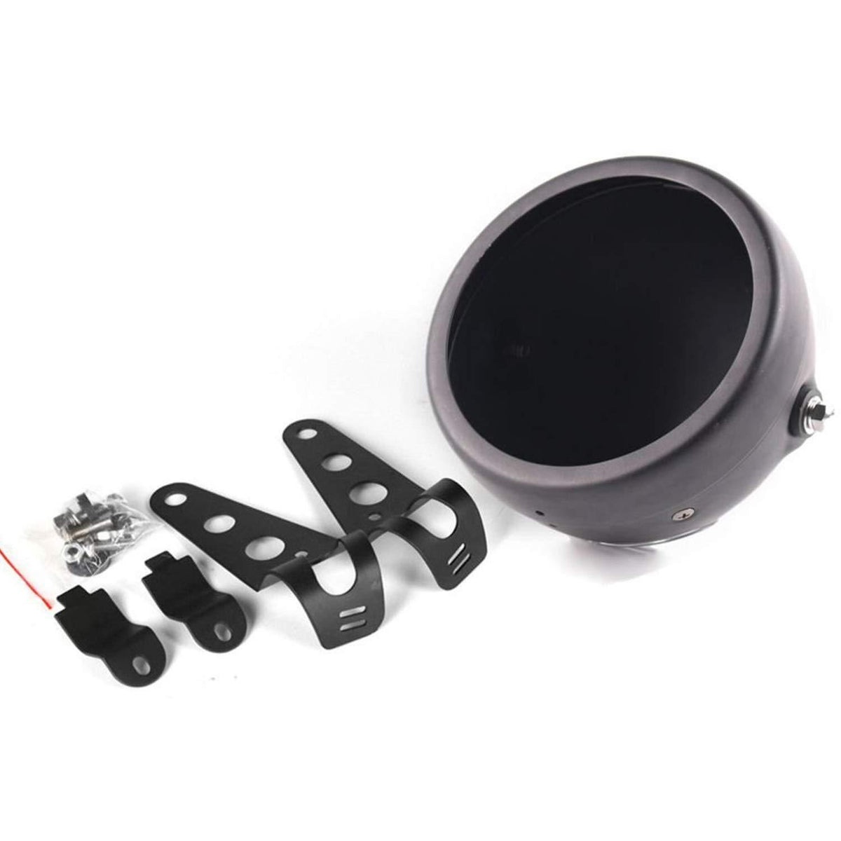 Eagle Lights 5 3/4" Meteor Headlight Bucket Housing for Motorcycles with 32MM to 40MM Fork Tubes