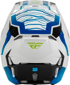 FLY Racing Formula CP Charge Helmet (2027) - White / Blue / Black - View 8
