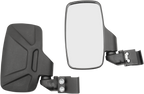 MOOSE OFFROAD Roll Cage Mirror - Mirrors / Side View / Rectangle / Black 0640-1088