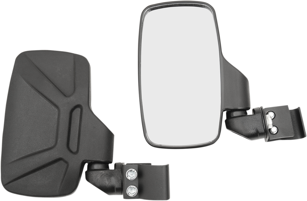 MOOSE OFFROAD Roll Cage Mirror - Mirrors / Side View / Rectangle / Black 0640-1088