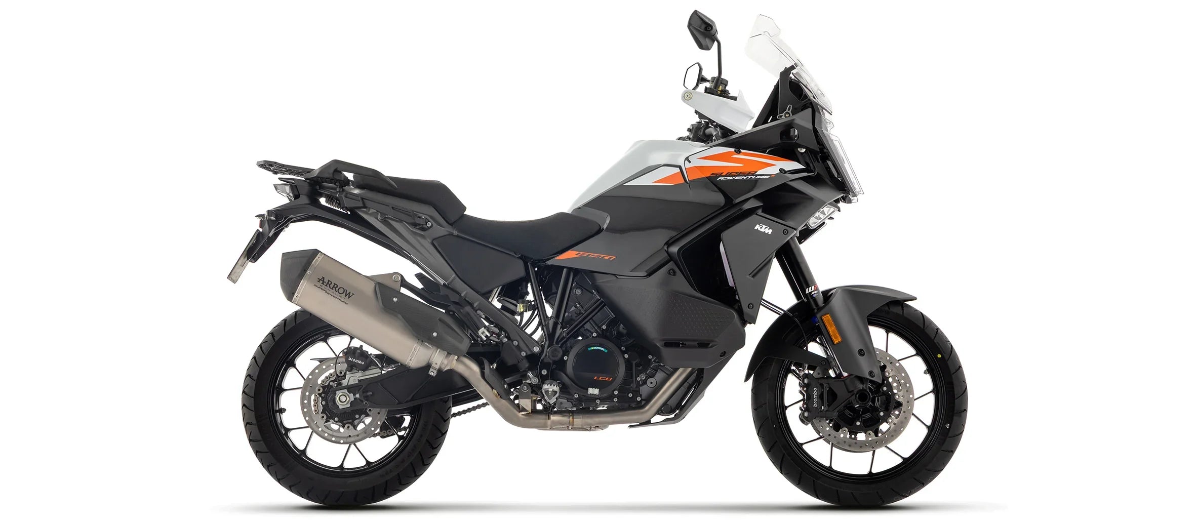 Arrow 72181PD Racing Exhaust Collector, Titanium for KTM 1290 Super Adventure S 2021-2024