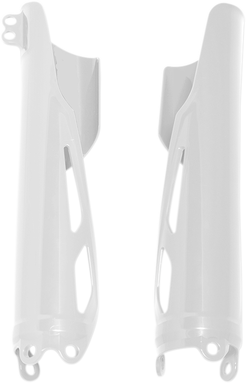ACERBIS Fork Covers - Lower / White / Honda 0412-0468