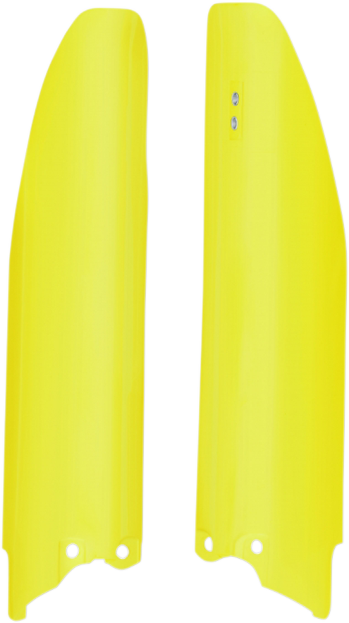 ACERBIS Fork Covers - Lower / Yellow / Suzuki 0412-0397