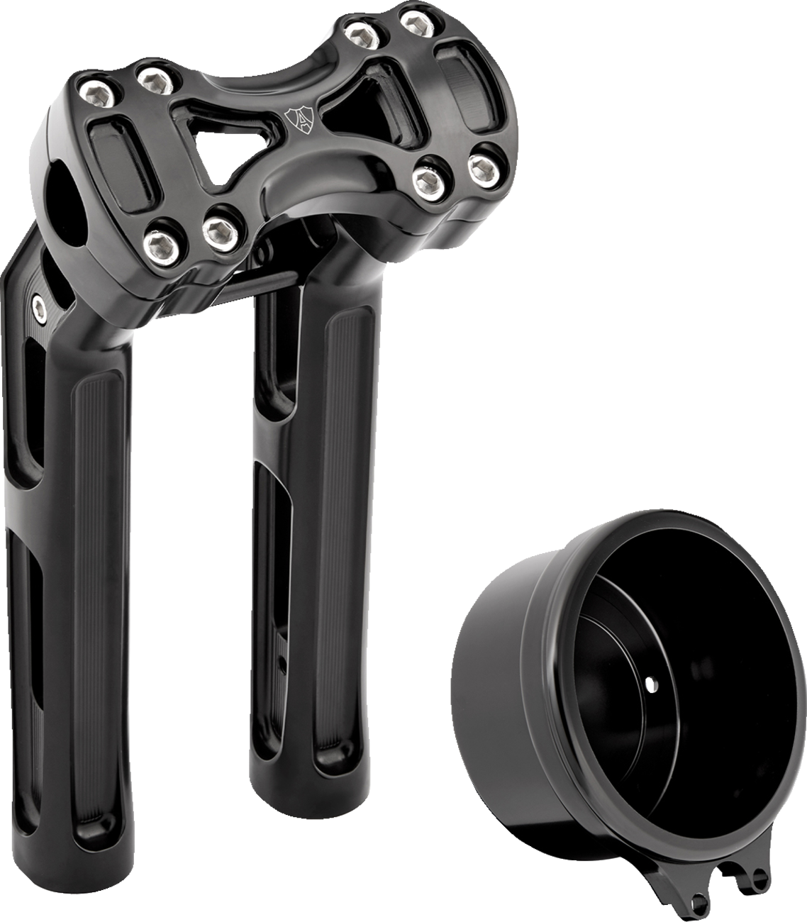 ARLEN NESS Wayback Risers - Method / 10" / 4" Round Gauge / Black 0602-1658