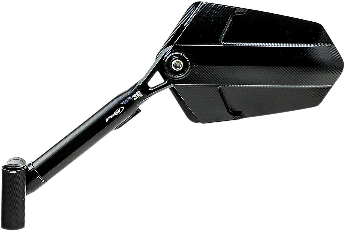PUIG HI-TECH PARTS Explorer Rear View Mirror - Mirror / Explorer / Side View / Left / Diamond / Black 0640-1416