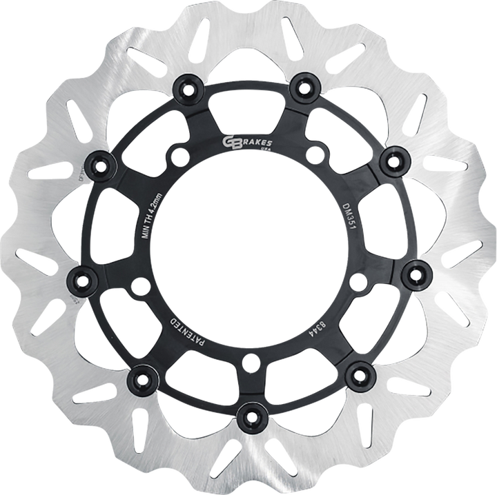 GBRAKES Floating Wave Brake Rotor
