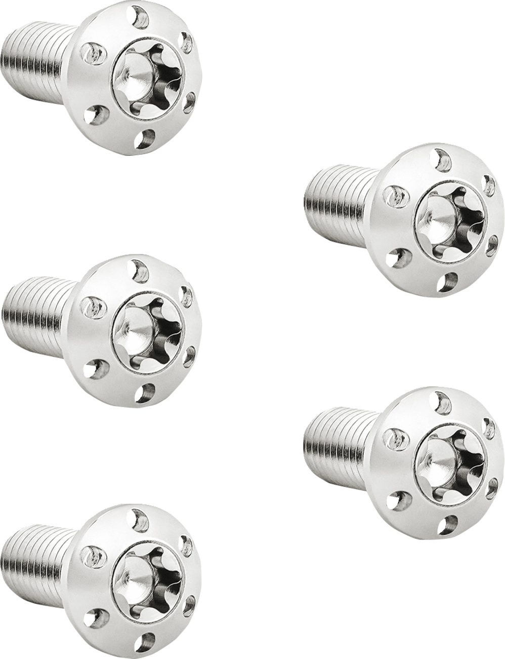 ARLEN NESS Bolt Kit - Holeshot/Brake Rotor/Front / Hub Mount / Polished 5/16-18 x 7/8" / 5 Pack 2401-1704