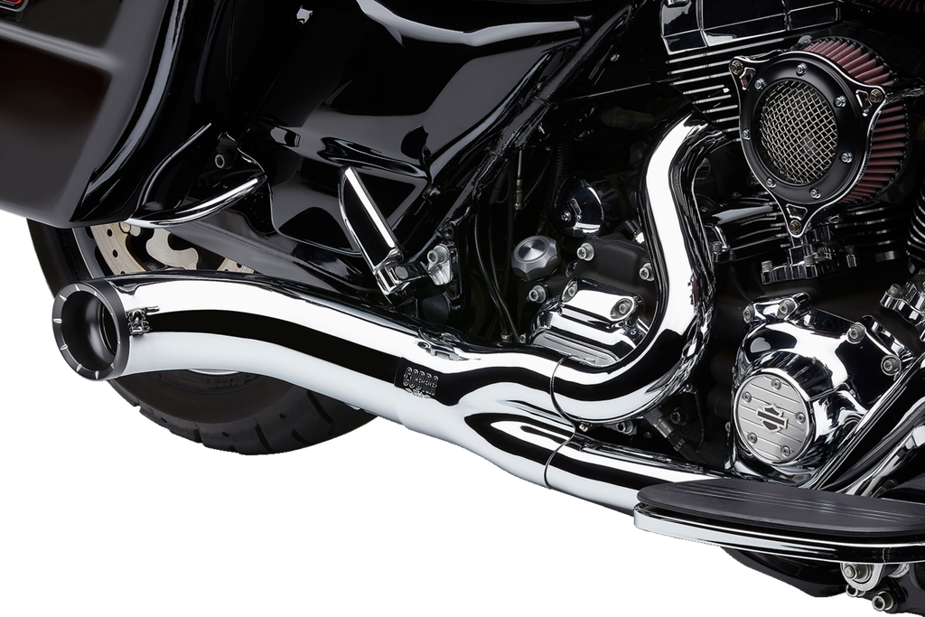 Cobra Turn Out 2-into-1 Exhaust System - Chrome 6270-1