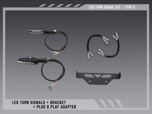 Yoshimura Type O Standard LED Signal Kit for V2 Fender Eliminators