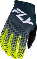 FLY Racing Kinetic Fade Gloves (2027) - Navy / Hi-Viz / White - View 15