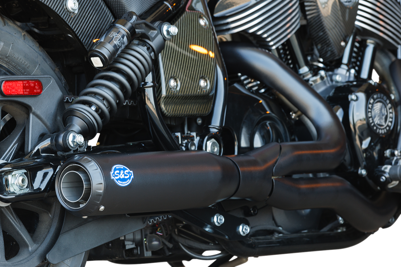 2-into-1 Qualifier Exhaust System - Stainless - Race Only - Indian Chief