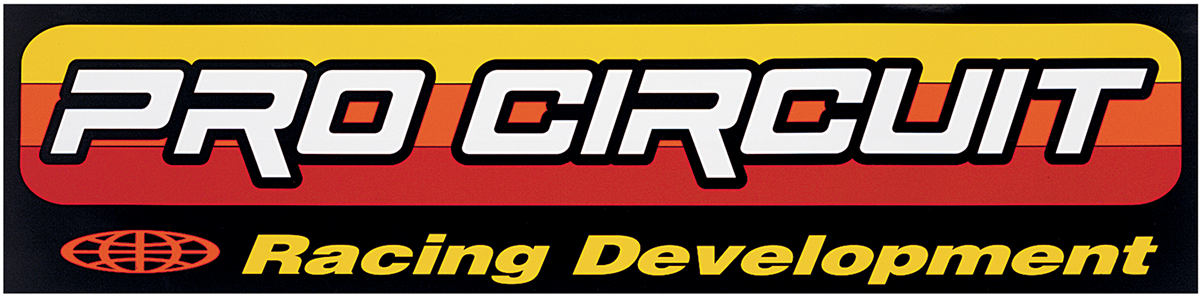 PRO CIRCUIT Original Logo Van Decal - Pro Circuit Van Decal 4320-1454