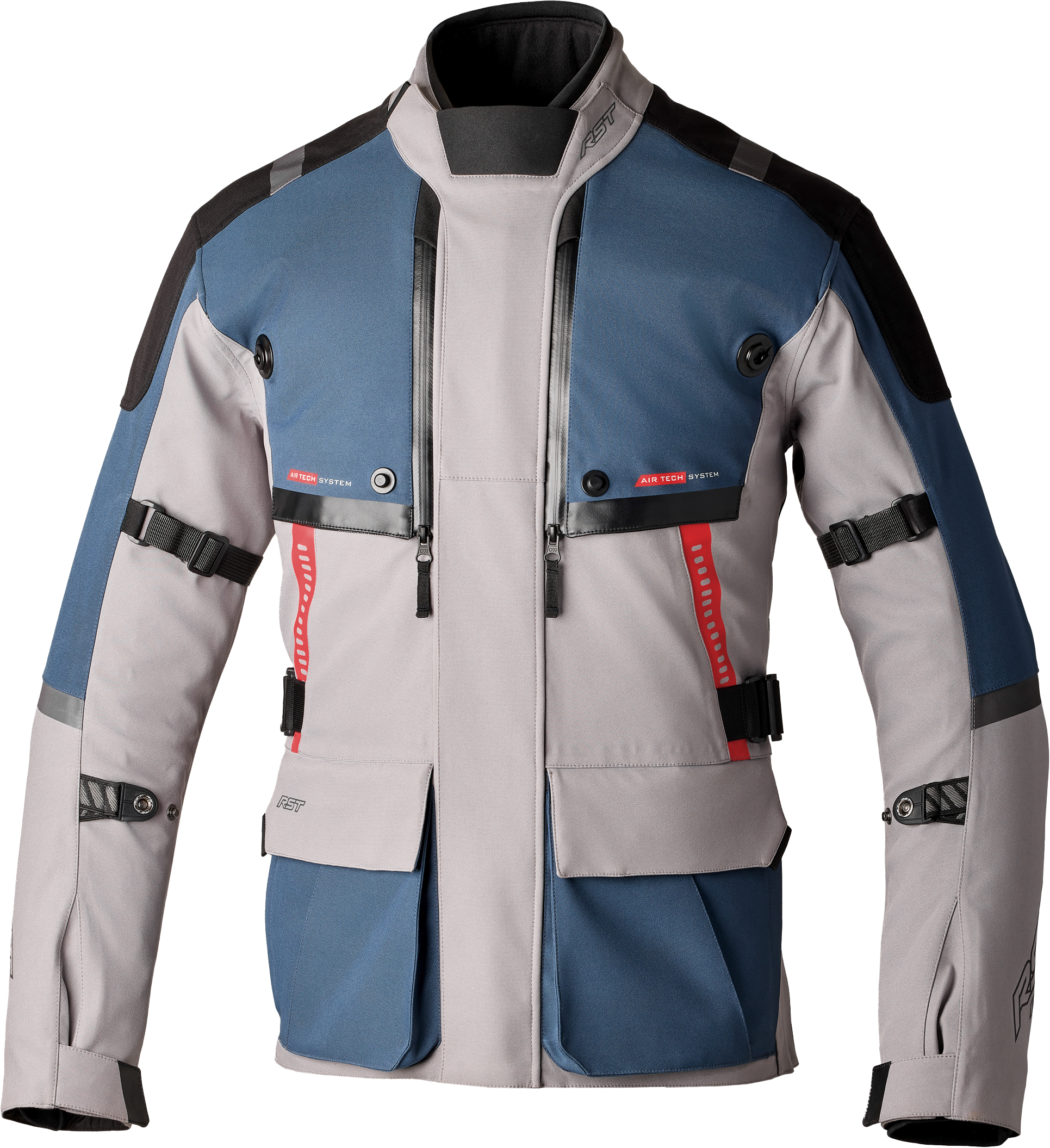 RST Pro Series Vulcan CE Men's Textile Jacket - Silver / Blue - View 10