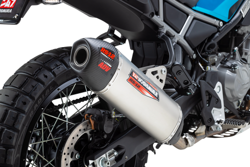Yoshimura Ibex / MT 450 25-26 RS-12 Adv Stainless Slip-On Exhaust w/ Stainless Muffler