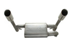 Gibson 2014 Polaris RZR XP 1000 EPS Base 2.25in Dual Exhaust - Stainless