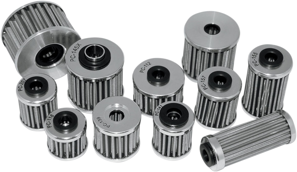 PC RACING Flo® Stainless Steel Oil Filter