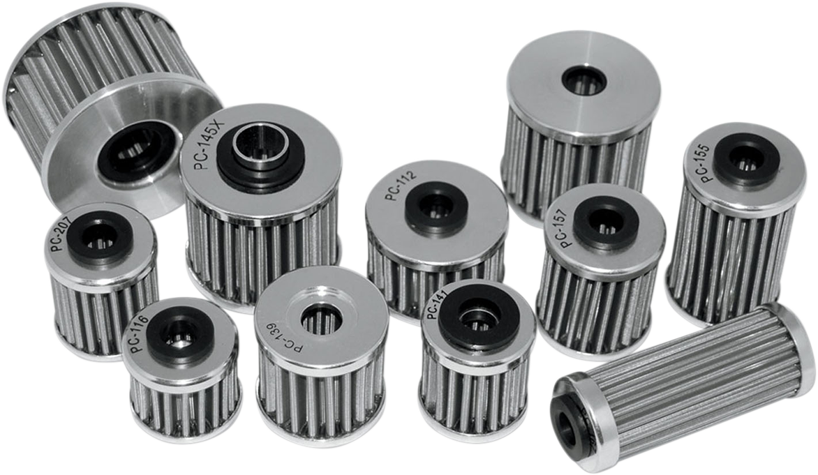 PC RACING Flo® Stainless Steel Oil Filter