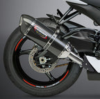Yoshimura GSX-R600/750 11-26 Alpha Stainless Slip-On Exhaust, w/ Carbon Fiber Muffler