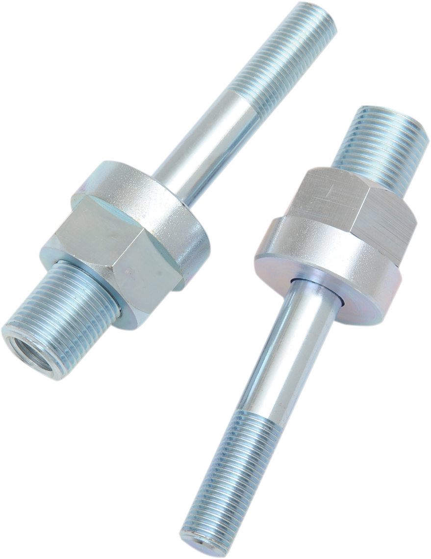 BURLY BRAND Adjustable Shock Lowering Kit - Rear / Lowers 0"-1.25" / Silver Zinc Finish DS-221901