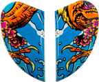 ICON Airform™ Helmet Side Plates — Dino Fury - Airform™ Side Plates / Dino Fury 0133-1392