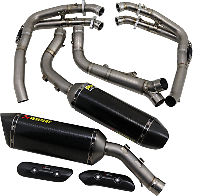 AKRAPOVIC Evolution Line KIT Exhaust System S-Y10RFT10-ZC/2 - Yamaha R1 2009-2014