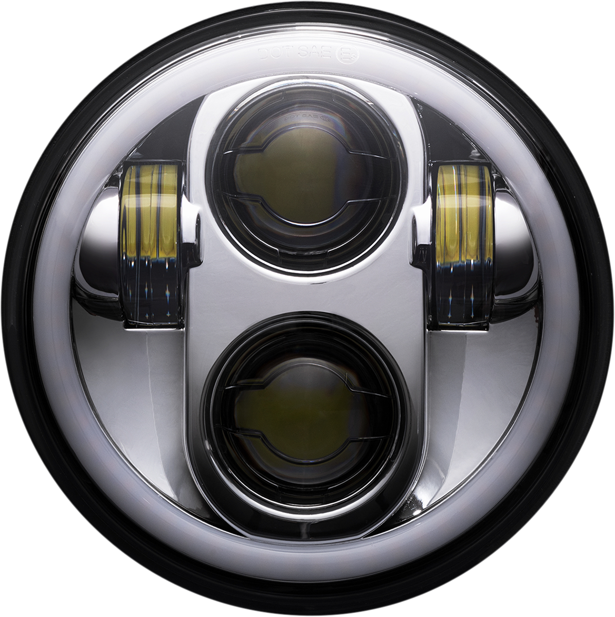 CUSTOM DYNAMICS Headlight - Chrome 2001-2484