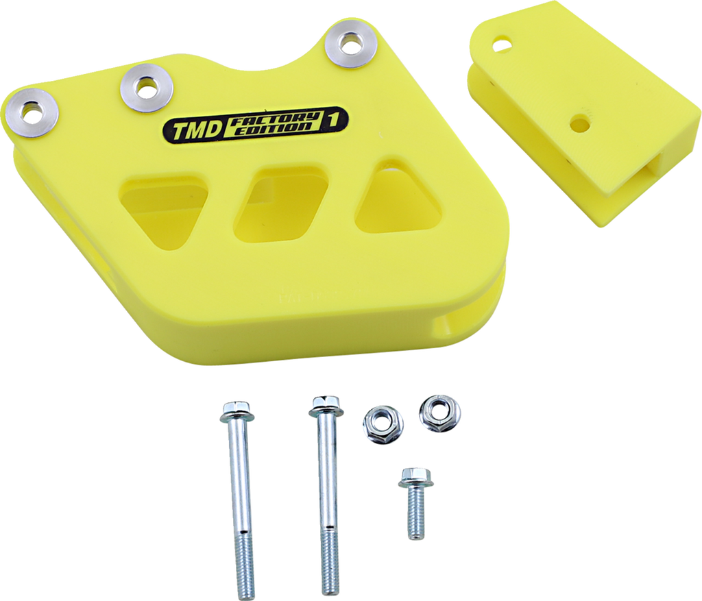 T.M. DESIGNWORKS Chain Guide - Yellow / Suzuki 1231-1181