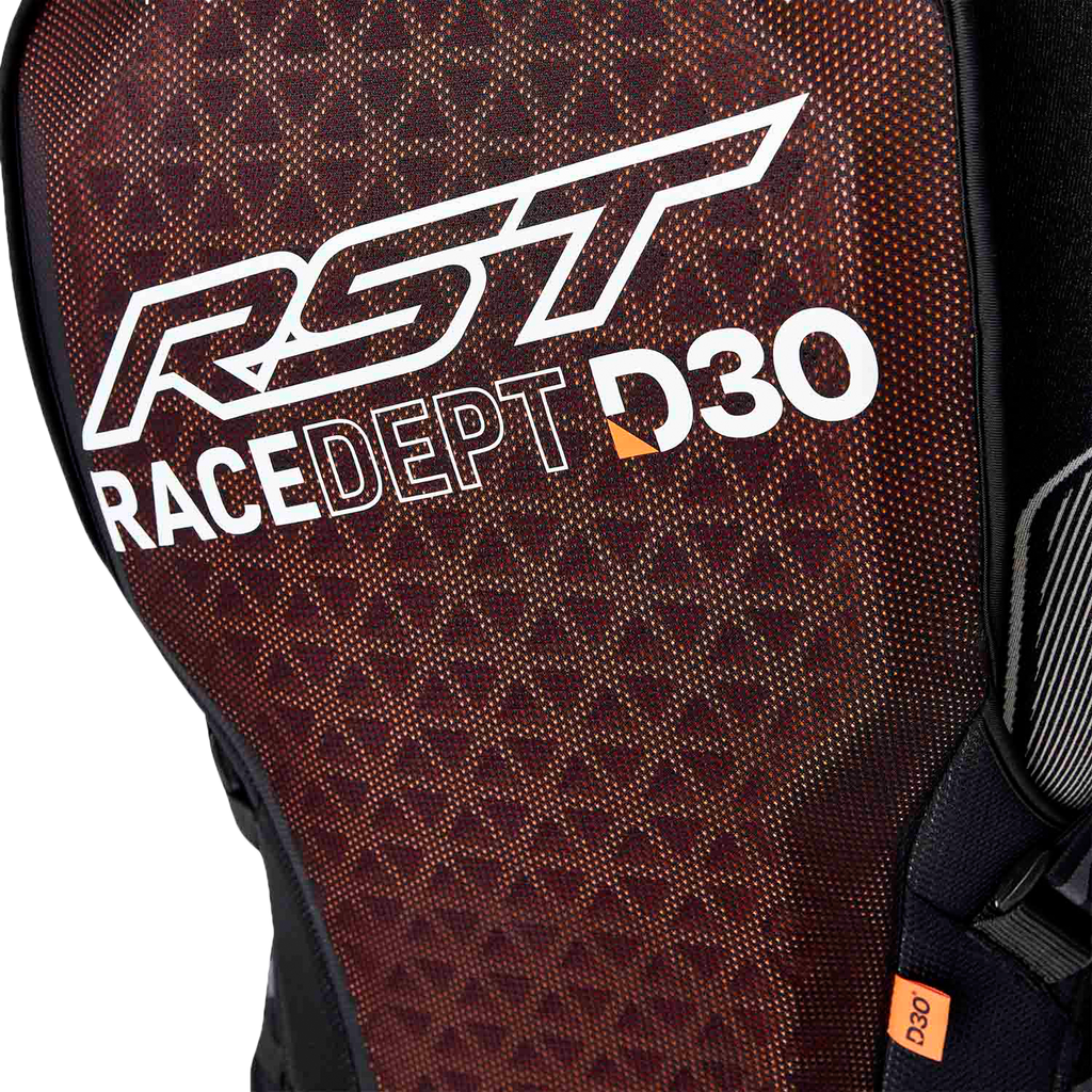 RST Race Dept D3O Back Protector Harness - Orange - View 5