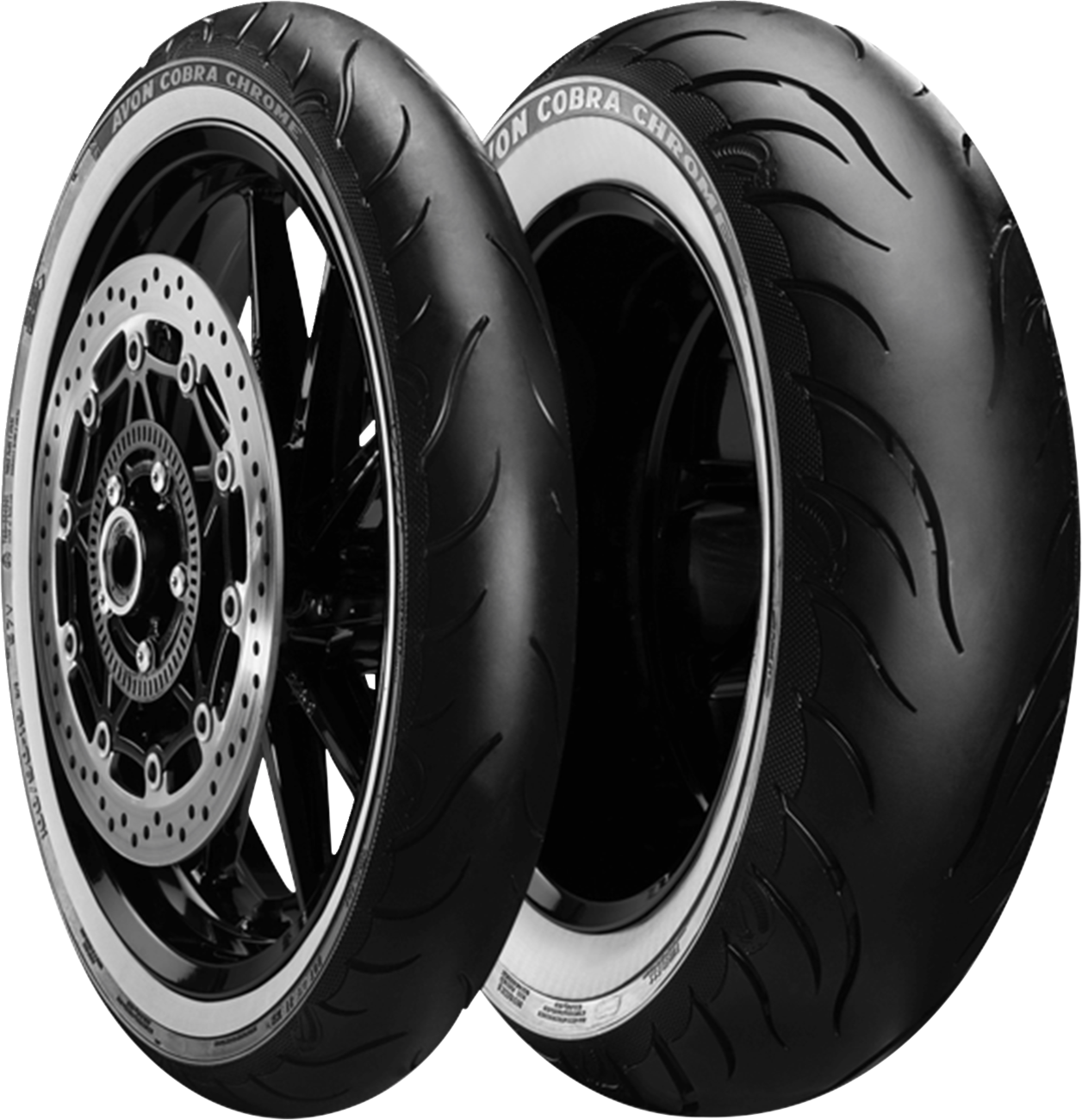 AVON Tire - Cobra Chrome AV91 / Front / 100/90-19 / Wide Whitewall / 57V 0305-0621