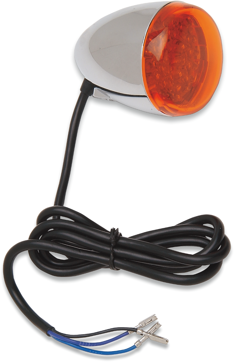 CHRIS PRODUCTS LED Turn Signal - Chrome/Amber 2020-0157