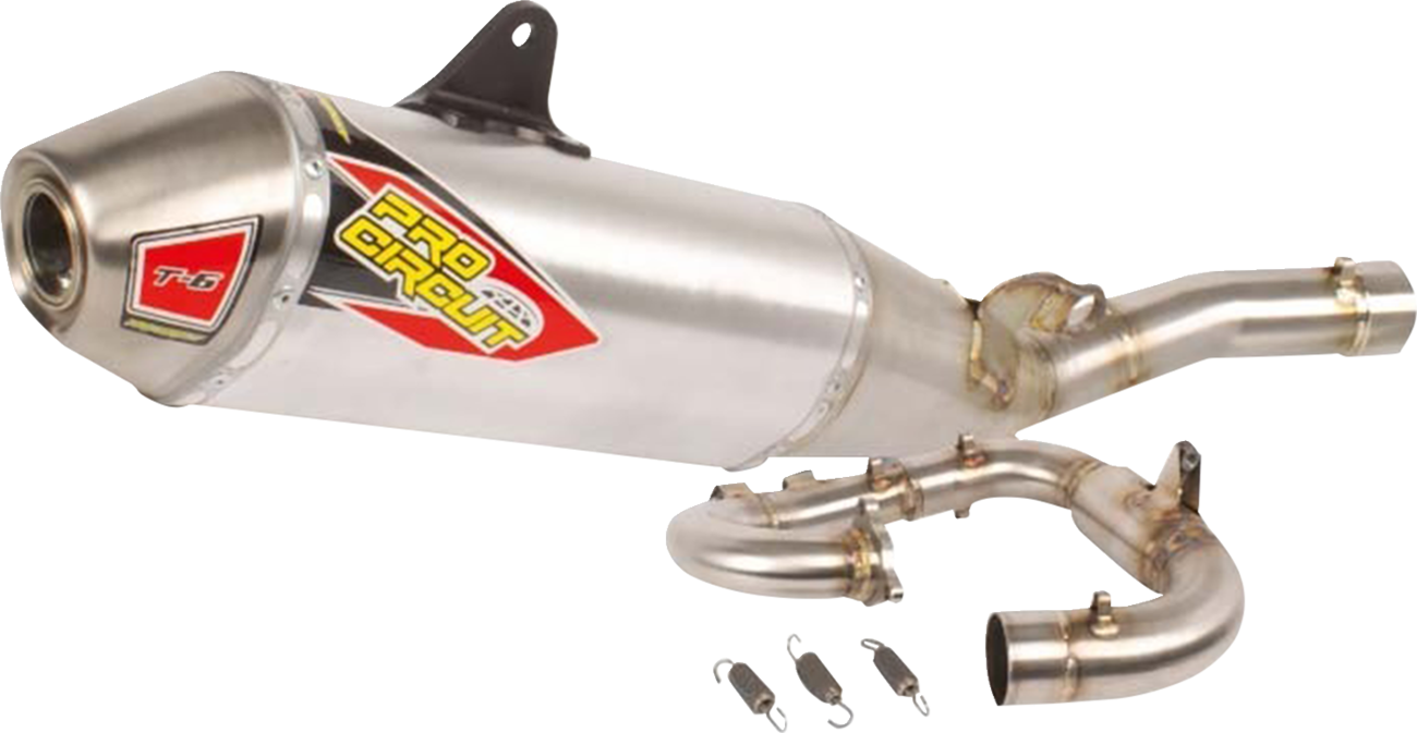 PRO CIRCUIT T-6 Exhaust System - Titanium/Stainless Steel / YZ450 1820-2176