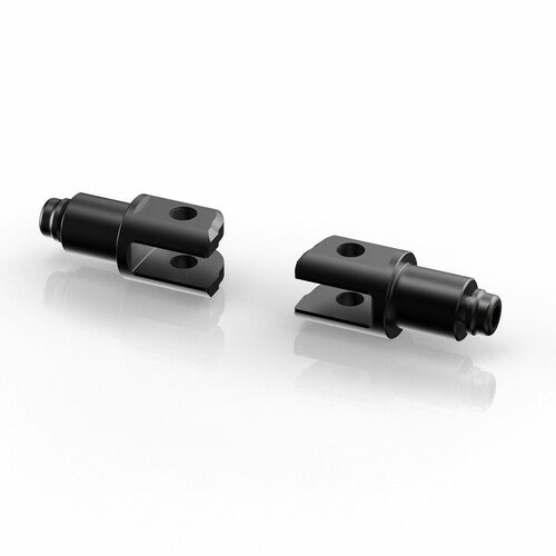 Rizoma Footpeg Mount Kit - Rider Black Pair - PE650B